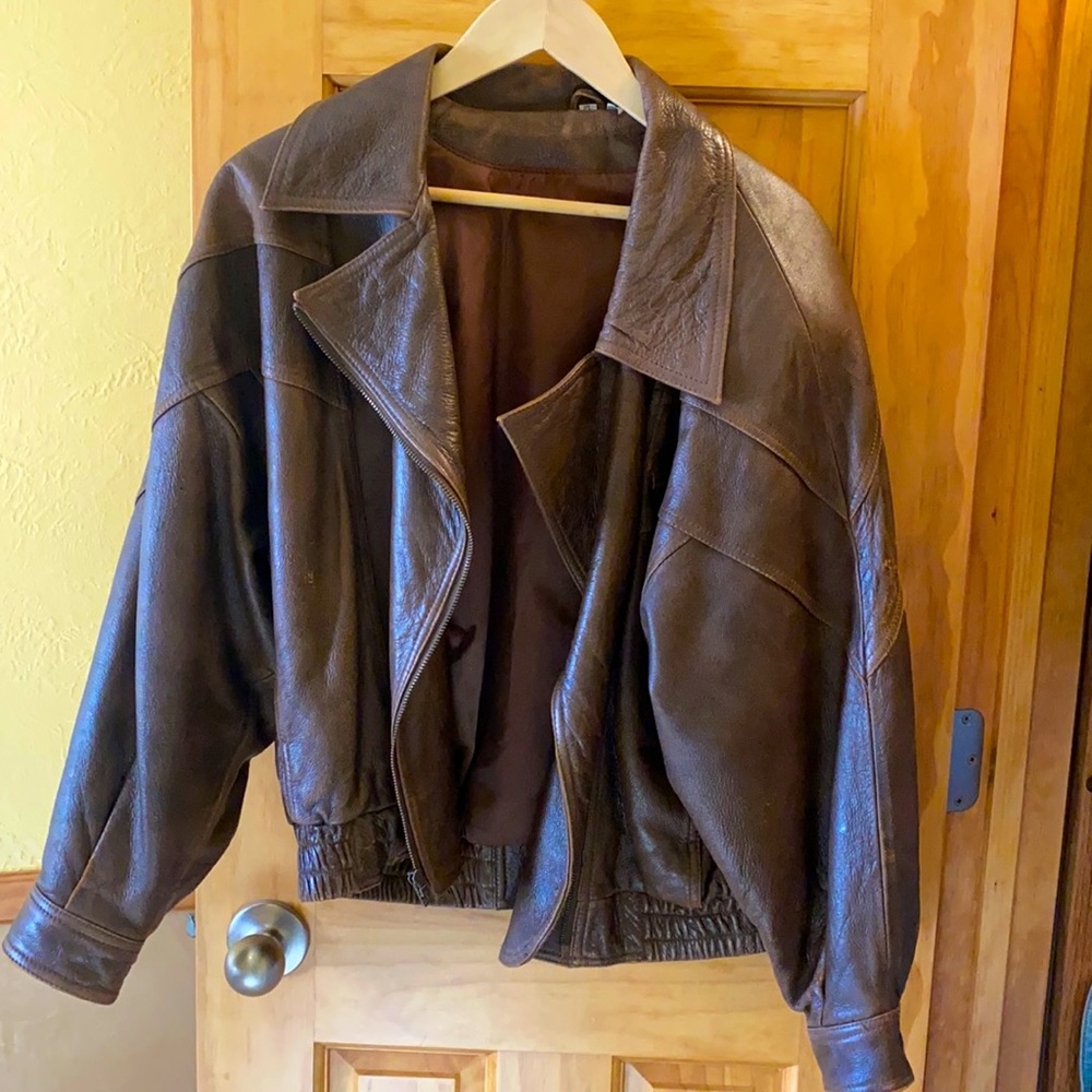 Leather jacket